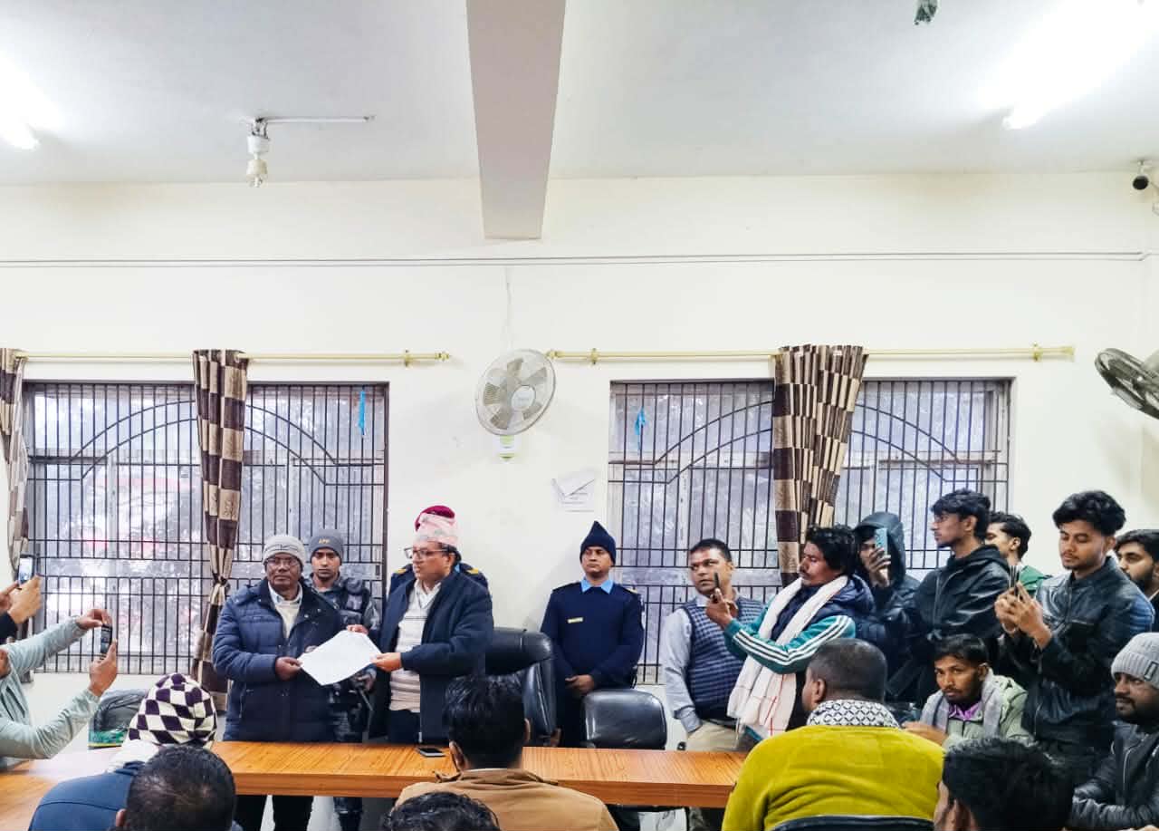 सप्तरी घटनाविरुद्ध नेपाल मुस्लिम समाज सेवाले जिल्ला प्रशासनमा बुझायो प्रेस विज्ञप्ति 